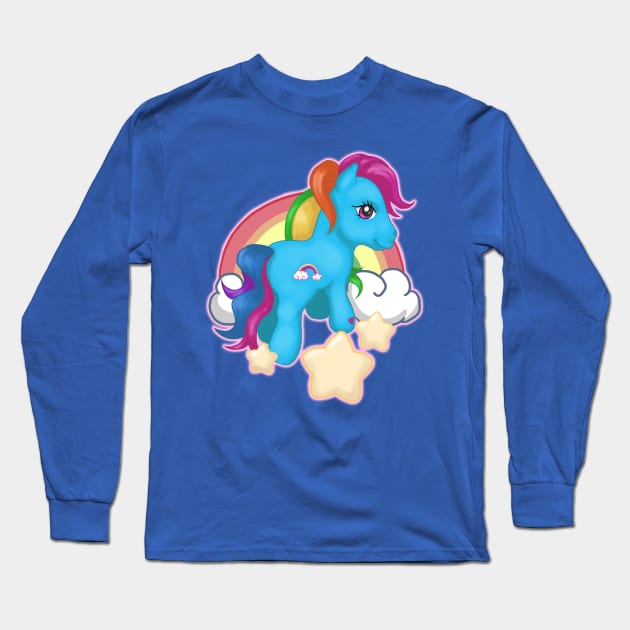 magic pony - 80s toys Long Sleeve T-Shirt by ekkimu